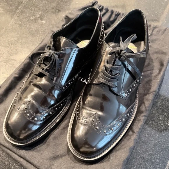 Saint Laurent Studded Derby Size 43 - Picture 2 of 8